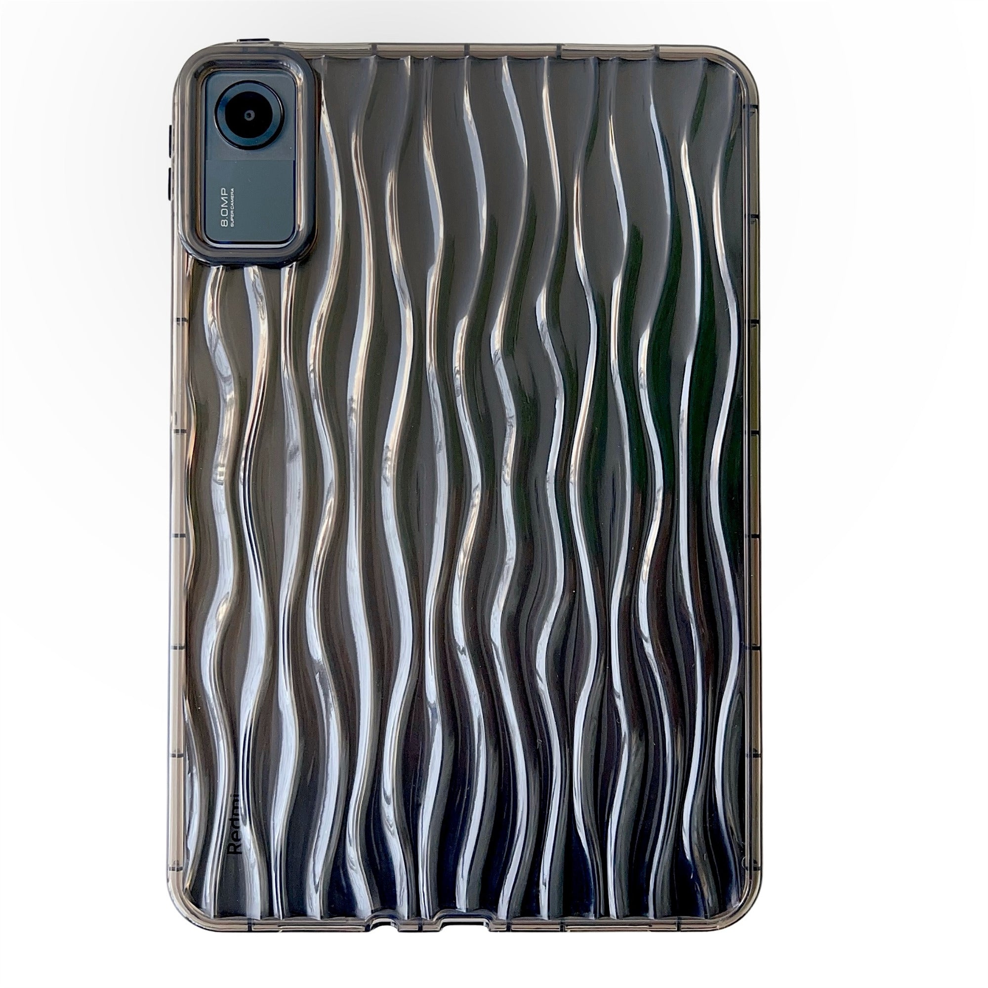 For Xiaomi Redmi Pad SE Clear TPU Case 3D Wave Texture Tablet Cover For Xiaomi Redmi Pad SE Clear TPU Case 3D Wave Texture Tablet Cover